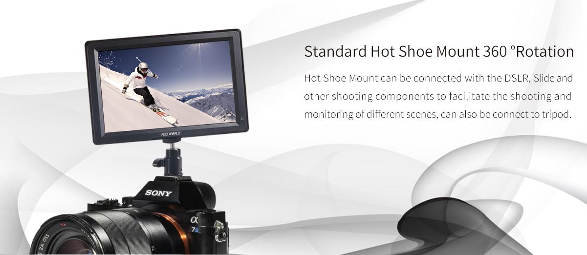 7 inch led camera-top monitor